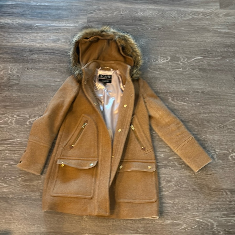 Women’s J Crew Coat 
Italian Stadium Cloth by Nello Gori
Size 0